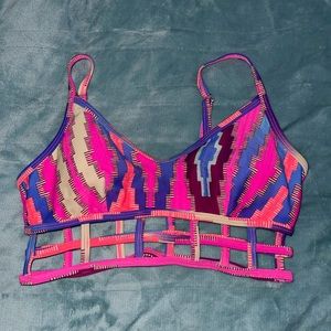 xhilaration caged bikini top